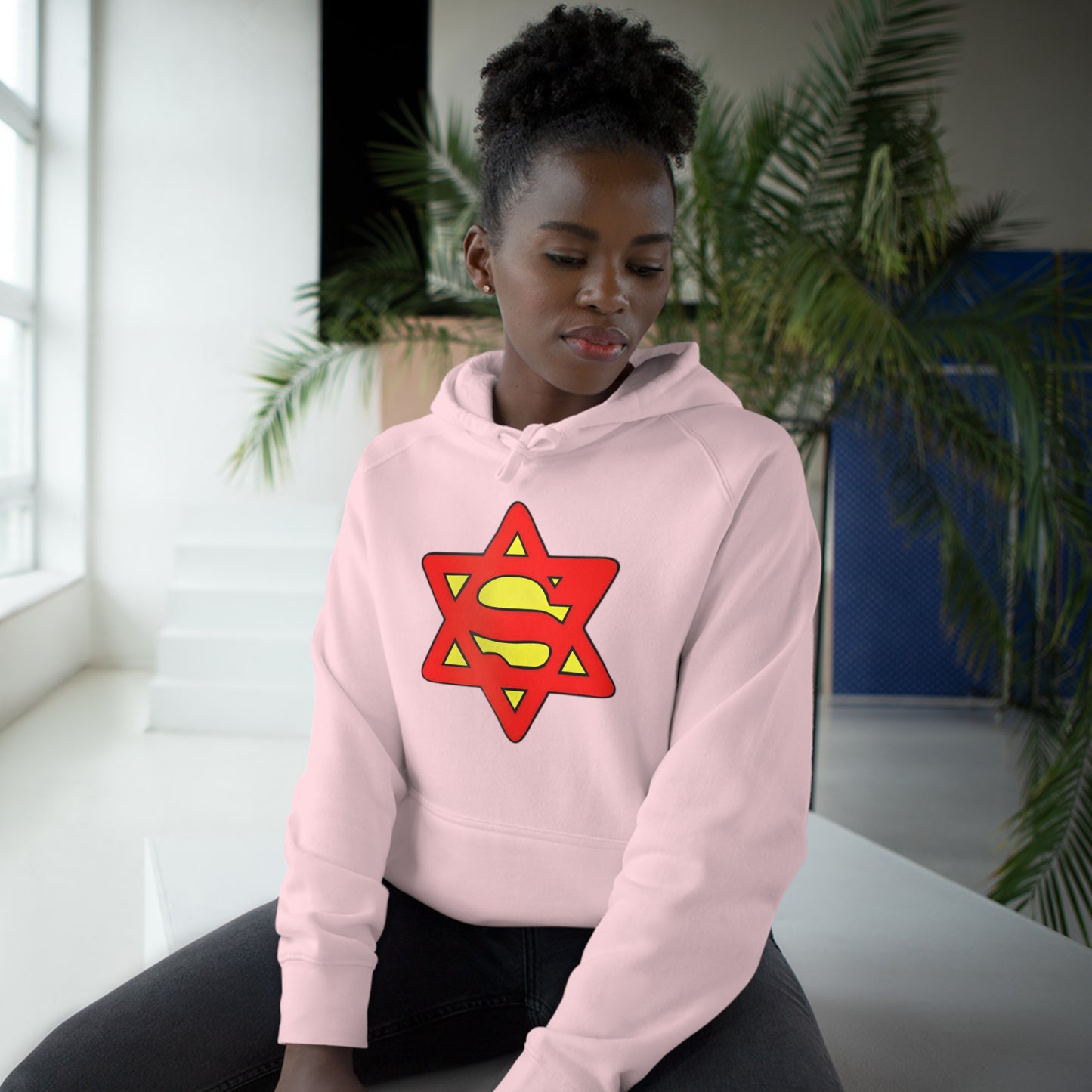 Super Jew Pullover Kangaroo Hoodie - Unisex