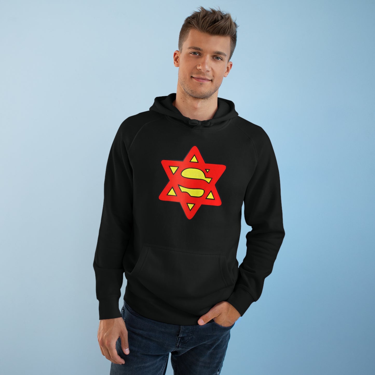 Super Jew Pullover Kangaroo Hoodie - Unisex