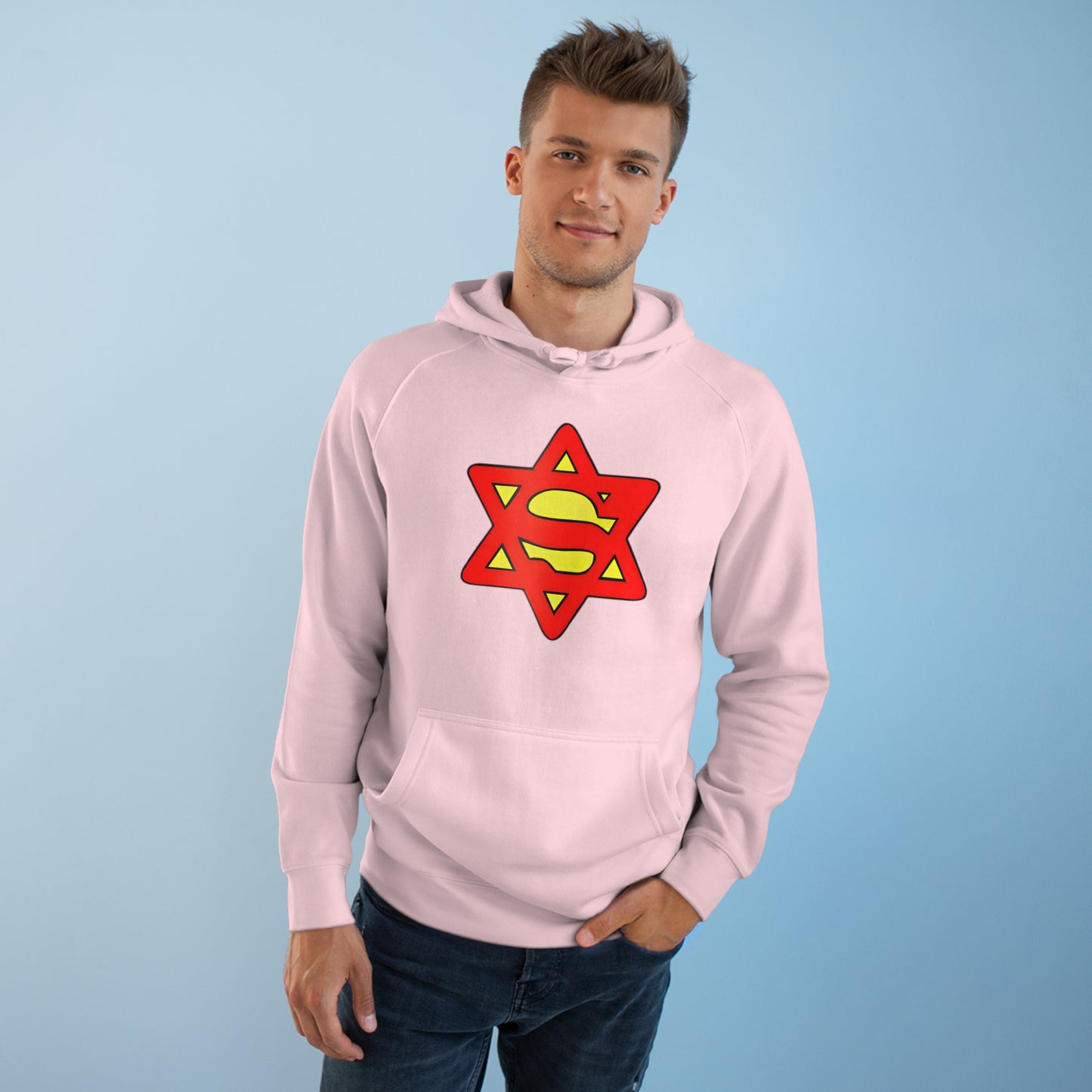 Super Jew Pullover Kangaroo Hoodie - Unisex