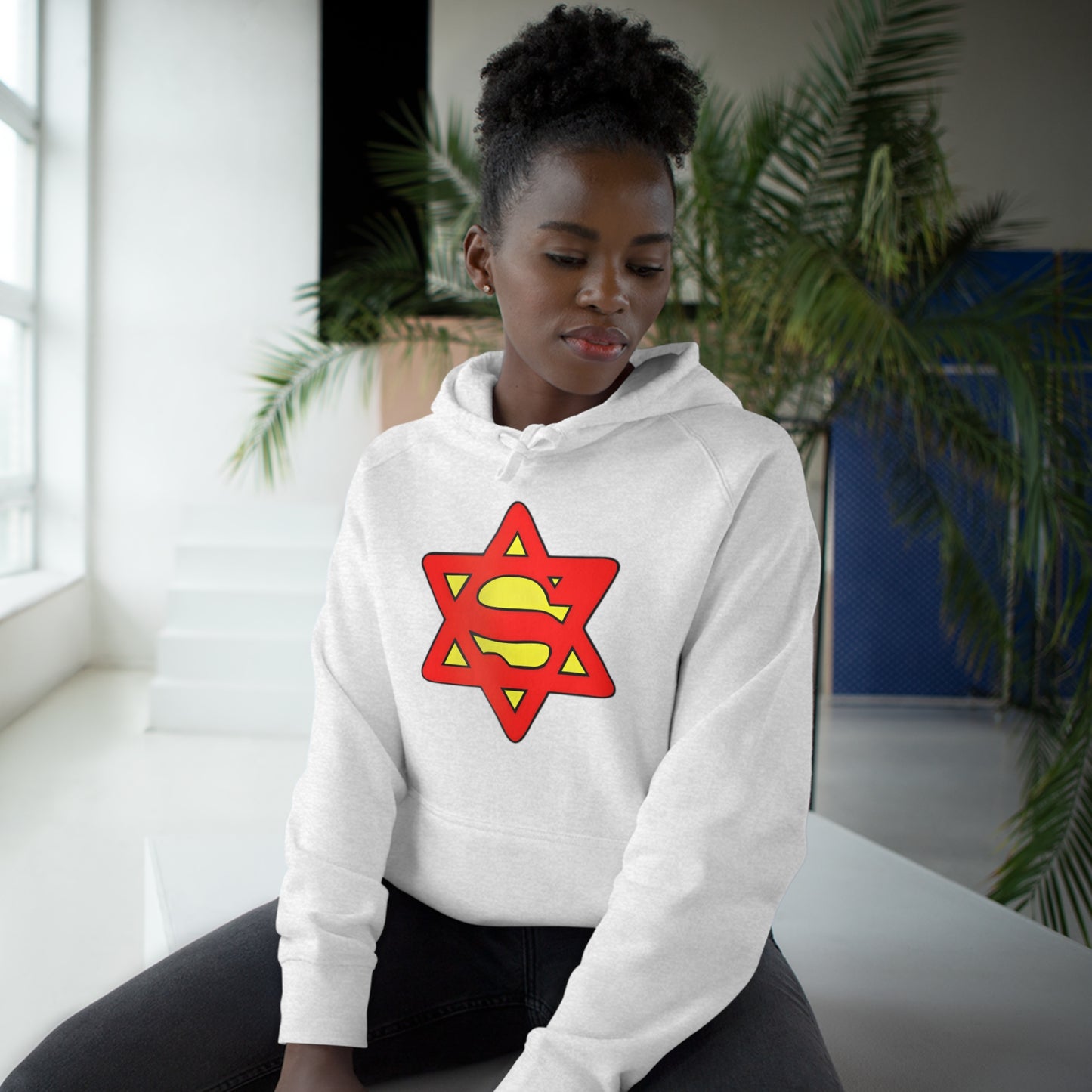 Super Jew Pullover Kangaroo Hoodie - Unisex